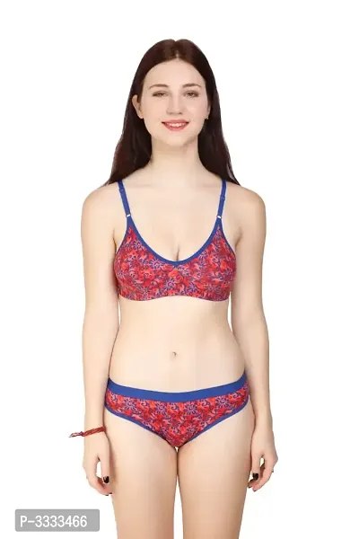 Cotton Printed Everyday Lingerie Set Combo Set-thumb2