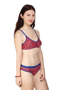 Cotton Printed Everyday Lingerie Set Combo Set-thumb2