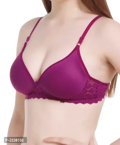 Multicoloured  Cotton Blend  Push-Up Bras  Combo Set-thumb3