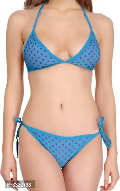 Halter Bikni Sexy Honemoon Beachwear Bra and Panty Set-thumb0