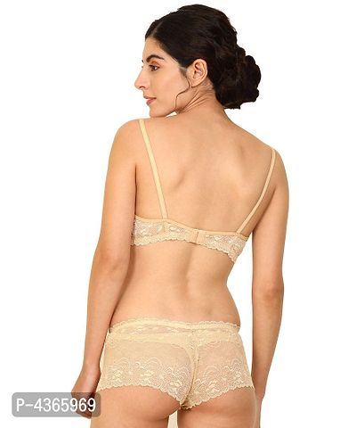 Buy Comfortable Net Floral Print Bra Panty Set for Lingerie Set ( Pack Of 2  ) Online In India At Discounted Prices