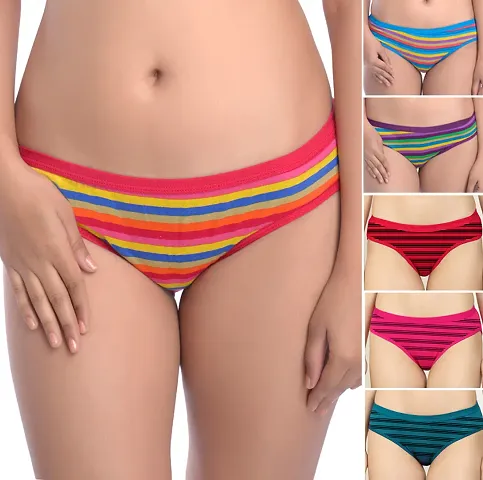 Womens Hipster Brief/Panty Pack Of 6
