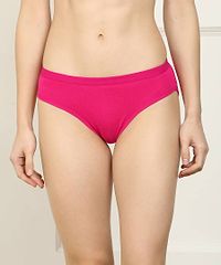 Women Cotton Silk Hipster Multicolor Panties Combo - Cotton (Pack Of 3) (Color : Black,Pink,Maroon) (Pattern : Solid)-thumb3