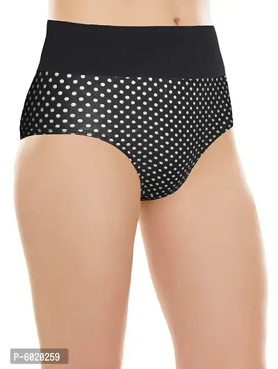 Women Cotton Silk Hipster Multicolor Panties Combo - Cotton (Pack Of 1) (Color : Black)-thumb2