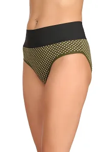 Women Cotton Silk Hipster Multicolor Panties Combo - Cotton (Pack Of 1) (Color : Dark Green)-thumb2