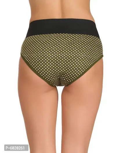 Women Cotton Silk Hipster Multicolor Panties Combo - Cotton (Pack Of 1) (Color : Dark Green)-thumb4