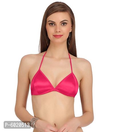 Women Cotton Non Padded Non-Wired Bra (Pack Of 1) (Color : Pink)-thumb0