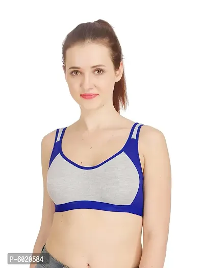 Women Cotton Non Padded Non-Wired Bra (Pack Of 1)-thumb0