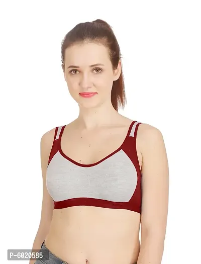 Women Cotton Non Padded Non-Wired Bra (Pack Of 1)