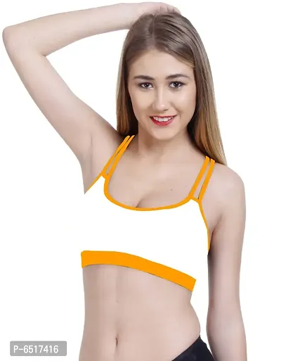 Elegant Cotton Self Design Non Padded Bras For Women- Pack Of 2-thumb3