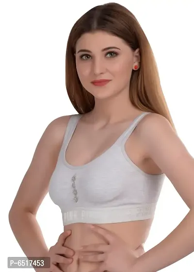 Elegant Cotton Self Design Non Padded Bras For Women- Pack Of 6-thumb3