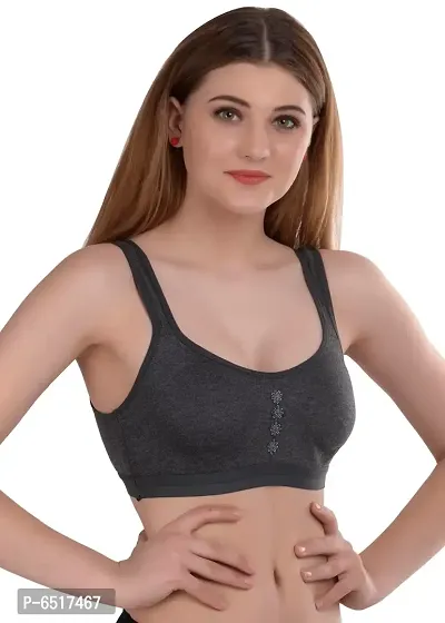 Buy Elegant Cotton Self Design Non Padded Bras For Women- Pack Of