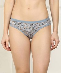 Fabulous Cotton Silk Self Pattern Hipster Panties For Women- Pack Of 6-thumb1