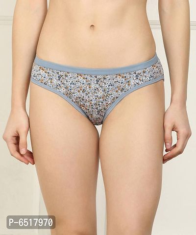 Fabulous Cotton Silk Self Pattern Hipster Panties For Women- Pack Of 6-thumb2