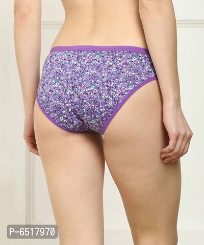 Fabulous Cotton Silk Self Pattern Hipster Panties For Women- Pack Of 6-thumb4