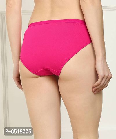 Fabulous Cotton Silk Self Pattern Hipster Panties For Women- Pack Of 3-thumb3