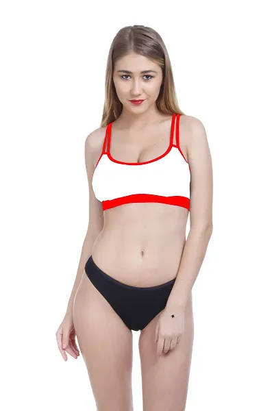 Stylish Cotton Lingerie Set For Women