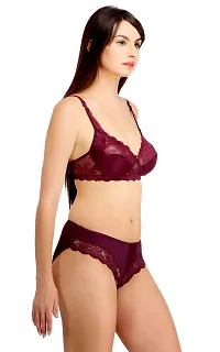 Arousy Bra & Panty Set for Women ll Ladies and Girls Lingerie Set-thumb1