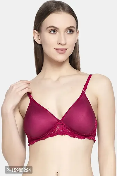 Stylish Women Cotton Padded Non-Wired Bra Pack of 3-thumb4