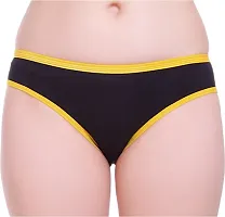 Beach Curve- Women Cotton Silk Hipster Multicolor Panties Combo  Cotton ( Pack of 6 ) ( Color : YellowRedPinkBlueOrangeGreen ) ( Pattern : Solid ) ( Size : M )-thumb1