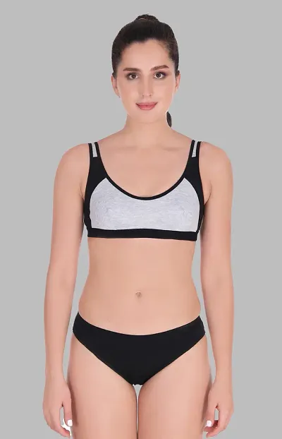 Stylish Cotton Lingerie Set For Women