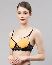 Stylish Cotton Solid Bra and Panty set for Women-thumb3