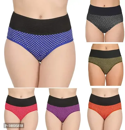 Beach Curve Women Cotton Silk Hipster Multicolor Panties Combo -100% Cotton ( Pack of 6 ) ( Color : Blue,Black,Pink,Red,Purple,Grey )