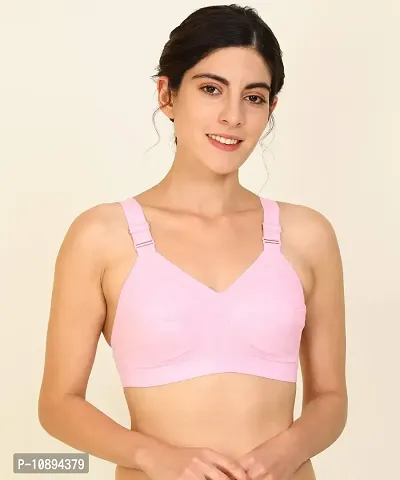 Arousy Women's Non Padded Non Wired Bra Pink