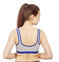 Arousy Women?s Cotton Gym Sports Bra|Gym Bra|Yoga Bra|Running Bra|Teenage Bra|Sports Bra Combo (Pack of 4) (Color : Red,Blue,Pink,Black) (Size : 32)-thumb3