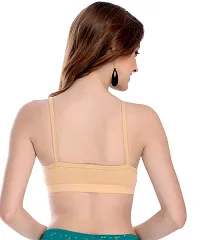 Stylish Multicoloured Cotton Solid Bras For Women Pack of 3-thumb2