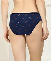 Beach Curve- Women Cotton Silk Hipster Multicolor Panties Combo  Cotton ( Pack of 6 ) ( Color : RedBlueBrownBluePinkYellow ) ( Pattern : Solid ) ( Size : M )-thumb2