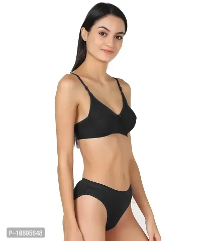 Buy Beach Curve-Women's Cotton Bra Panty Set for Women Lingerie