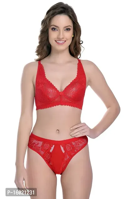 Buy Stylish Fancy Cotton Bra Panty Set For Women Pack Of 1 Online