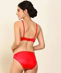 Arousy Sexy Honeymoon Wear Bra Panty Set. Bra Panty Set for Women| Bikini Set for Women for Beach| Lingeries for Women|Lingerie Set| | Bra Panty Set Red-thumb2