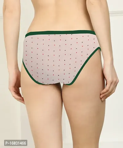 Beach Curve -Women Cotton Silk Hipster Multicolor Panties Combo