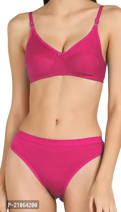 Buy Stylish Fancy Designer Cotton Bra And Panty Set For Women Pack Of 1  Online In India At Discounted Prices