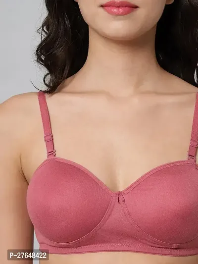 Stylish Multicoloured Cotton Solid Bras For Women Pack of 2-thumb4