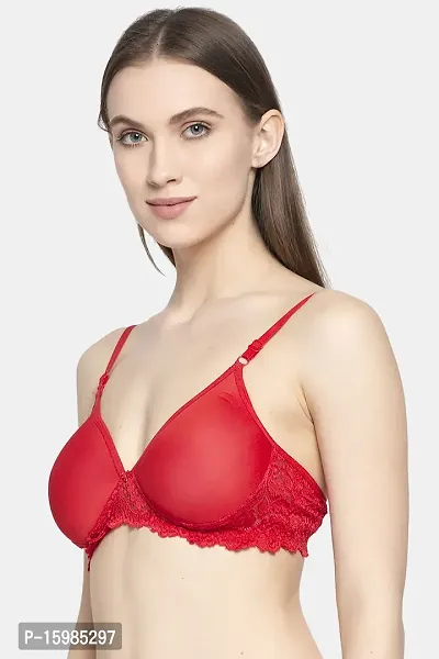 Stylish Women Cotton Padded Non-Wired Bra Pack of 3-thumb3