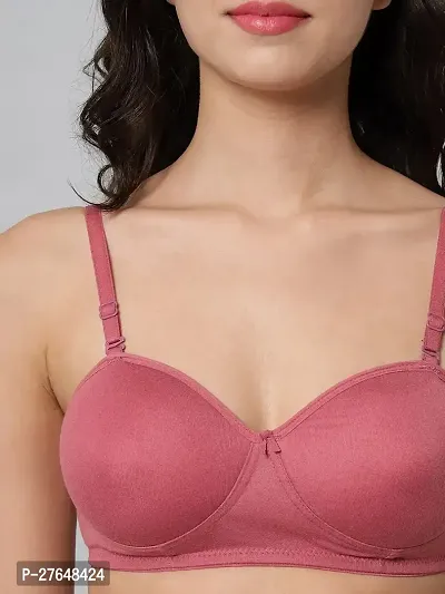 Stylish Multicoloured Cotton Solid Bras For Women Pack of 2-thumb5