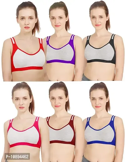 Fancy Cotton Bra For Women Pack Of 6