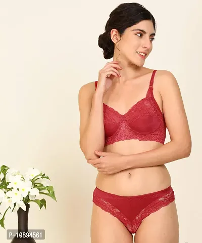 Womens Sexy Lingerie Set for Honeymoon Sex, Lace Lingerie Set for