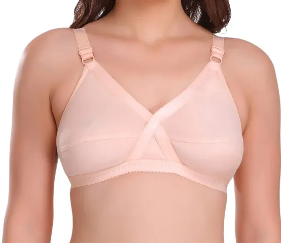 Stylish Hosiery Solid Bra For Women