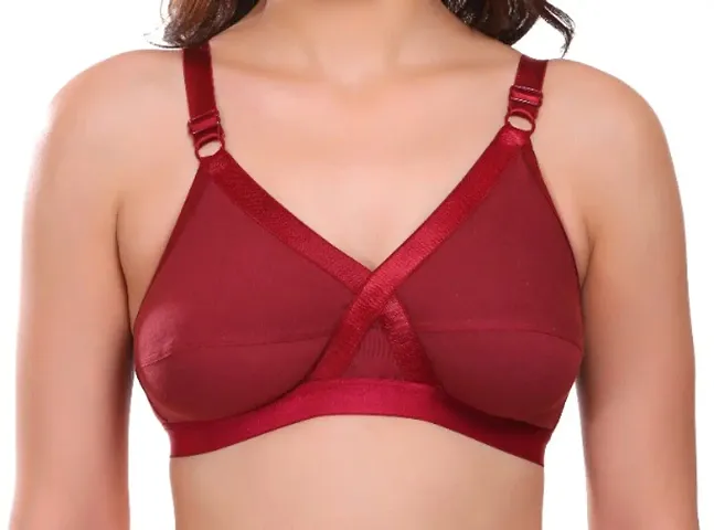 Trendy Solid Non-Padded Bra Combo