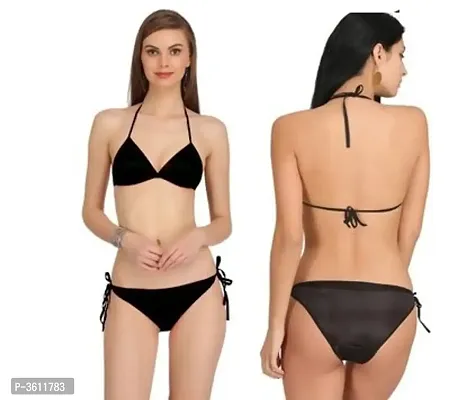 Halter Bikni Sexy Honemoon Beachwear Bra and Panty Set