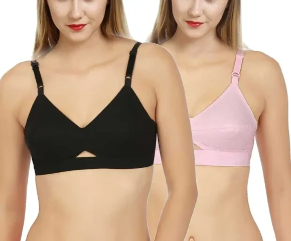 Stylish Basic Bras Pack Of 2