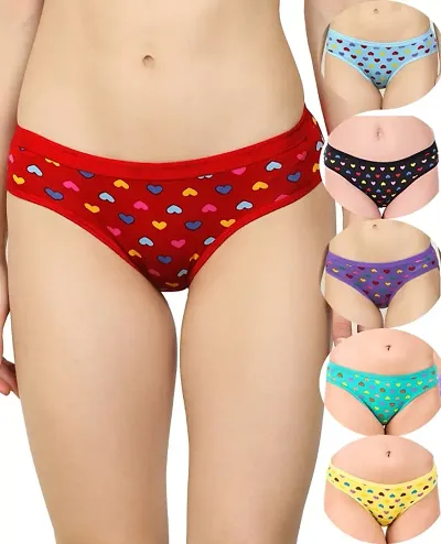 Stylish Blend Briefs For Women Pack Of