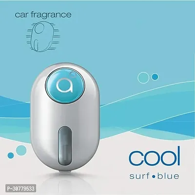 Car Inn aer click  Car Vent Air Freshener Kit  Cool Surf Blue 10g - Gel-thumb2