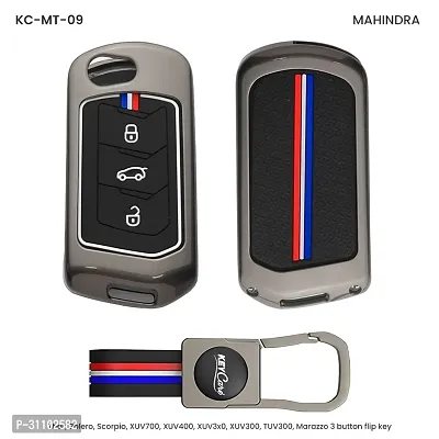 Car Inn Silicon Key Cover Compatible with Mahindra