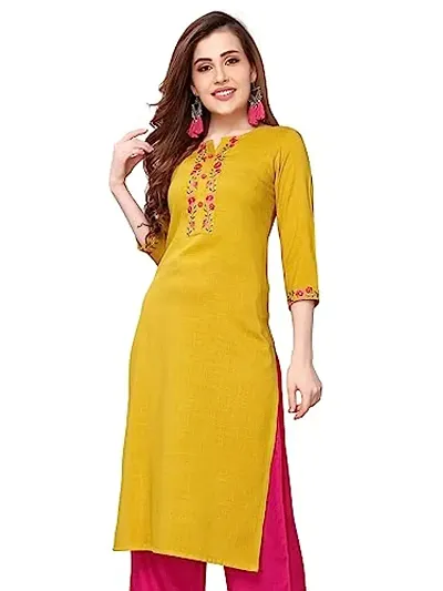 Stylish Straight Rayon Kurti