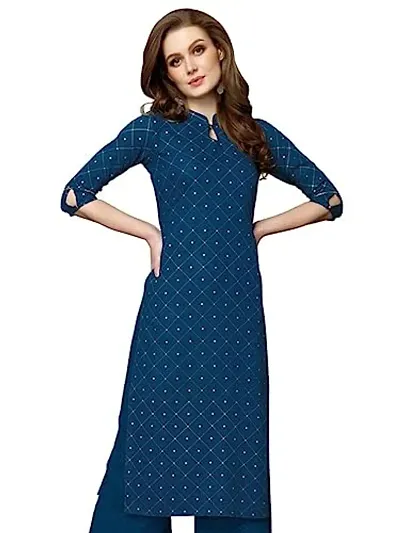 Stylish Blend Stitched Kurta For Women